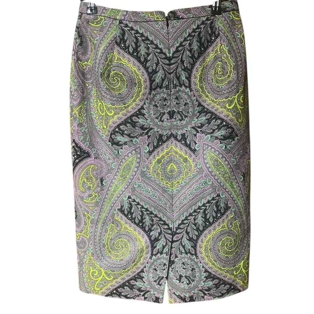 J.Crew‎ Sovereign Paisley Pencil Skirt